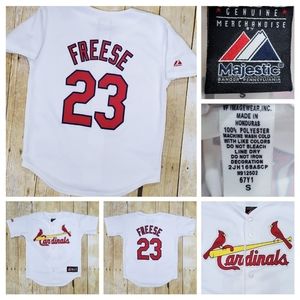 St. Louis Cardinals David Freese #23 Majestic Jersey Women’s Small Home MLB EUC